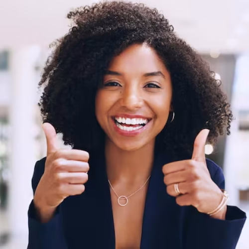 thumbs-up-yes-happy-business-black-woman-doing-thank-you-gesture-sign-excited-company-success-african-goal-portrait-corporate-professional-employee-agreement-with-smile_590464-192125